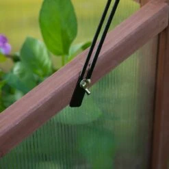 Outsunny Verhoogd Frame Van Hout Koude Kas Kruidenbed Voor Tuin Balkon Bruin Hout Pc-plaat 845-472 -Gardena Verkoopwinkel 1200x1200 334