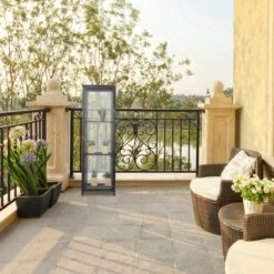 Relaxdays Kweekkas Balkon - Hout - 3 Etages - Balkonkas - Hobbykas - Plantenkas - Broeikas -Gardena Verkoopwinkel 1200x1200 343