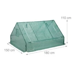 Relaxdays Kweekkas - 110 X 180 X 150 Cm - Foliekas - Uv-bestendig - Laag - Tuinkas - Groen -Gardena Verkoopwinkel 1200x1200 369
