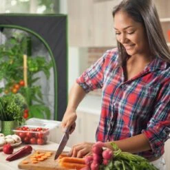 Relaxdays Growtent Binnen - Kweektent In Huis - Growbox - Planten Kweken - Groen/zwart - 40 X 40 X 120 Cm -Gardena Verkoopwinkel 1200x1200 403