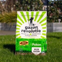 Pokon Gazon Revolutie - 7,5kg - Gazonmest / Graszaad / Bodemverbeteraar - Geschikt Voor 150m² - Binnen 15 Dagen Resultaat -Gardena Verkoopwinkel 1200x1200 430