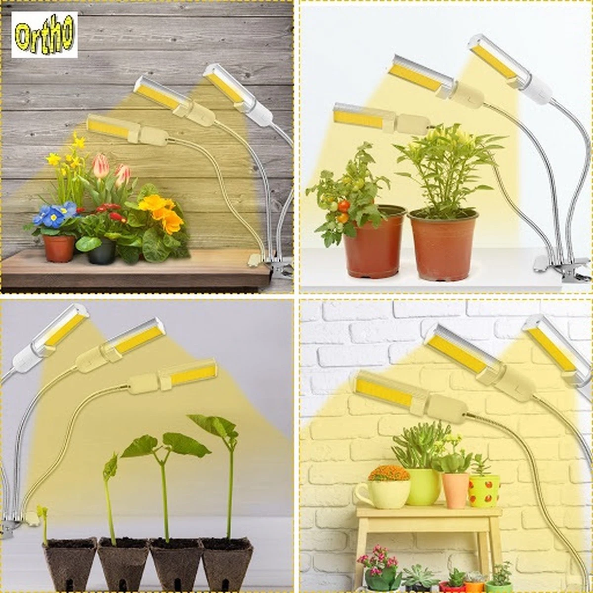 Ortho® - LED Groeilamp - Wit Licht - Bloeilamp - Kweeklamp - Full Spectrum - Grow Light - Groei Lamp (met 3 Lampen) Met Flexibele Lamphouder - Hoge Lichtintensiteit - Klem Spotje - 3x 20 Ortho® - LED Groeilamp - Wit Licht - Bloeilamp - Kweeklamp - Full Spectrum - Grow Light - Groei Lamp (met 3 Lampen) Met Flexibele Lamphouder - Hoge Lichtintensiteit - Klem Spotje - 3x - Afbeelding 18