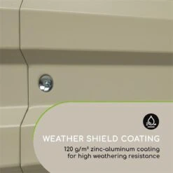 Blumfeldt High Grow Straight Kweekbak - Kweektafel - Moestuinbak 180 X 90 Cm - Werkhoogte 60 Cm - Inhoud 970 L - Staal - Beige -Gardena Verkoopwinkel 1200x1200 68