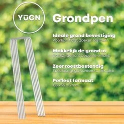 YUGN Anti Worteldoek 4x5M En 60 Gronddoekpennen - 20 M² - Duurzaam Gronddoek En Bodembedekker - Ideale Onkruidbestrijding - Gegalvaniseerd Anti Roest Grondpennen -Gardena Verkoopwinkel 1200x1200 85