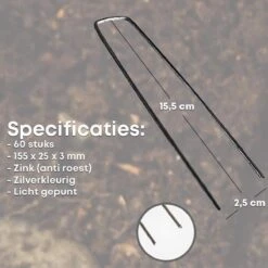 YUGN Anti Worteldoek 4x5M En 60 Gronddoekpennen - 20 M² - Duurzaam Gronddoek En Bodembedekker - Ideale Onkruidbestrijding - Gegalvaniseerd Anti Roest Grondpennen -Gardena Verkoopwinkel 1200x1200 90