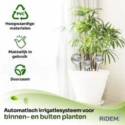Waterdruppelaar Voor Planten - Irrigatiesysteem- Waterbol - Druppelsysteem - Watergeefsysteem Voor Kamerplanten - Plantenwatergever -6 Stuks - Transparant -Gardena Verkoopwinkel 1200x1200 978