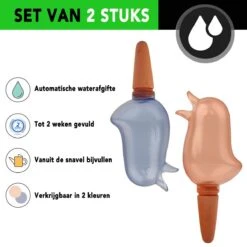 Waterdruppelaar Voor Planten 2 Stuks - Waterbol Kamerplanten - Automatisch Watergeefsysteem - Vogel - Roze 12 Waterdruppelaar Voor Planten 2 Stuks - Waterbol Kamerplanten - Automatisch Watergeefsysteem - Vogel - Roze -Gardena Verkoopwinkel 1200x1200 990