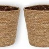 WL Plants - Maki Naturel - Set Van 4 - Plantenmand - Plantenmand Binnen - Bloempot - Plantenhouder - Bloempotten Voor Binnen - Gemaakt Van Riet - 11cm Hoog - 12cm Diameter -Gardena Verkoopwinkel 1200x320 1