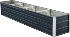 Moestuinbak Nijmegen Staal 240x47x40 Cm Antracietgrijs -Gardena Verkoopwinkel 1200x643