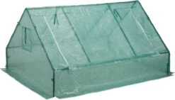 Relaxdays Kweekkas - 110 X 180 X 150 Cm - Foliekas - Uv-bestendig - Laag - Tuinkas - Groen -Gardena Verkoopwinkel 1200x684