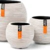 Capi Europe - Set Van 3 - Bloempot Binnen - Rib Ivoor -Gardena Verkoopwinkel 1200x688 2