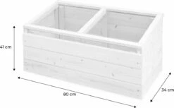 Alice's Garden Moestuinbak Hêtre - 80x41x34cm - Met Deksel - Grenen -Gardena Verkoopwinkel 1200x743 1