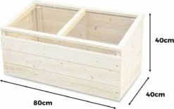 Alice's Garden Moestuinbak Hêtre - 80x41x34cm - Met Deksel - Grenen -Gardena Verkoopwinkel 1200x753