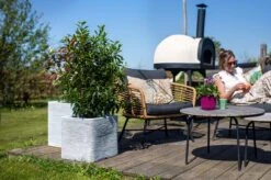 Capi Europe - Bloempot Vierkant Rib NL - 30x30x30 - Zwart - Voor Binnen En Buiten - KBLR902 -Gardena Verkoopwinkel 1200x799 56