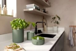 Elho Magic Microgreens 17 - Bloempot Voor Kiemgroenten - Ø 16.8 X H 7.1 Cm - Groen/Blad Groen -Gardena Verkoopwinkel 1200x800 19