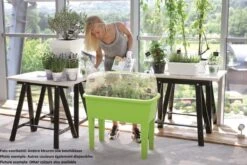 Moestuinbak Kweektafel Respana Planter High Set 77x39x82cm ANTRACIET Prosperplast -Gardena Verkoopwinkel 1200x800 24