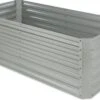 Blumfeldt High Grow Straight Kweekbak - Kweektafel - Moestuinbak 180 X 90 Cm - Werkhoogte 60 Cm - Inhoud 970 L - Staal - Zilver -Gardena Verkoopwinkel 1200x800 38