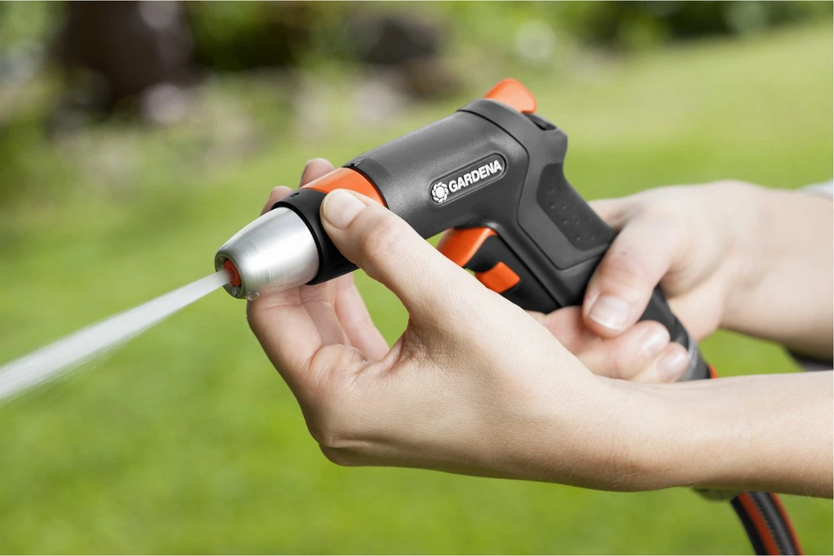 GARDENA - Premium Reinigingssproeier Spuitpistool - Metaal - Voor Reiniging En Bewatering 6 GARDENA - Premium Reinigingssproeier Spuitpistool - Metaal - Voor Reiniging En Bewatering - Afbeelding 4