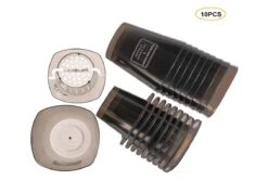 Merkloos Kruidenpot Waterreservoir Verse Kruiden Plantenpot Met Watergeefsysteem Voor Vensterbank Keuken Kruidentuin Binnen Set Van 10 Stuks Zwart -Gardena Verkoopwinkel 1200x806 1