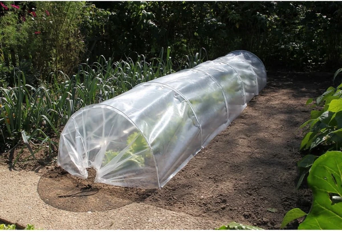 Nature - Tuintunnelset (2-in-1: Folie + Net) - 45 X 60 X 300cm 6 Nature - Tuintunnelset (2-in-1: Folie + Net) - 45 X 60 X 300cm - Afbeelding 4