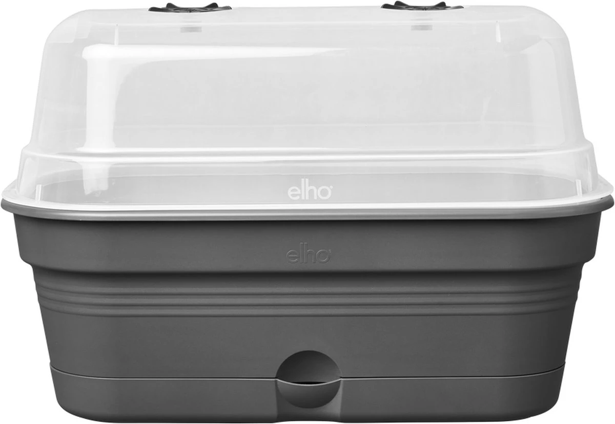 Elho Green Basics Kweektray Allin1 39 - Plantenbak Voor Kweken En Oogsten - Ø 39.0 X H 15.2 Cm - Zwart/Living Black 3 Elho Green Basics Kweektray Allin1 39 - Plantenbak Voor Kweken En Oogsten - Ø 39.0 X H 15.2 Cm - Zwart/Living Black