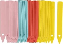 Nature - Steeketiketten Van Kunststof (40 Stuks) - 10 Cm - Moestuin/groentetuin/kruidentuin