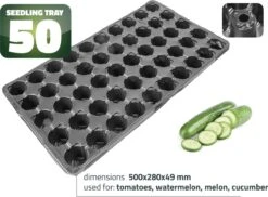 5 Stuks - 50 Gaats - Zaaitray Zaaibak Kweektray Stektray 28 X 50 Cm