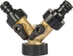 Sens Design Waterverdeler 2-weg – Messing – Past Op Europese Kranen -Gardena Verkoopwinkel 1200x919 1