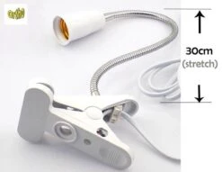 Ortho® - WW 200 LED Warm Wit Groeilamp - Bloeilamp - Kweeklamp - Grow Light - Groei Lamp (met 1 Upgraded 200 LED Warm Wit Lamp) - 1 Flexibele Lamphouder - Spotje Met Klem - 1x -Gardena Verkoopwinkel 1200x929