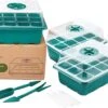 3 Pack LeafImpact Kweekbak - Complete Kweekset - Kweektafel - Verstelbare Ventilatie - Kweekbakken Moestuin