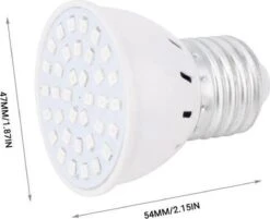 E27 LED Groeilamp Voor Kwekers - 5w Groeilamp - Kweeklamp - 5 Watt - E27 Fitting - Grow Light - Kweektunnel - Bloeilamp - UV Lamp - Groeilicht - Ontkiemen - Planten Groeien -Gardena Verkoopwinkel 1200x977
