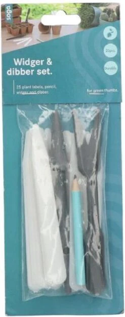 SOGO Verspeenset - Verspeenvork + Verspeenpen Met Etiketten En Potlood