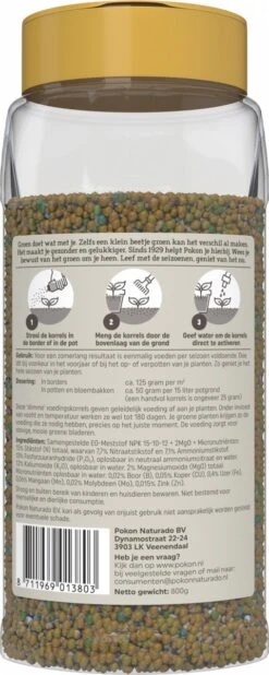 Pokon Voedingskorrels Voor Groene Planten - 800gr - 180 Dagen Voeding - Plantenvoeding -Gardena Verkoopwinkel 480x1200 2