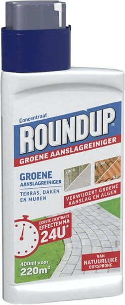 ROUNDUP® Groene Aanslagreiniger Concentraat - Verwijdert Groene Aanslag En Algen - Voor Terras, Daken En Muren - 400 Ml Voor 220 M2 -Gardena Verkoopwinkel 495x1200 1