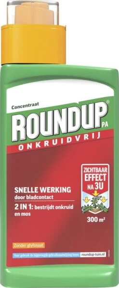 RoundUp Natural Onkruidvrij Onkruidverwijderaar - Zonder Glyfosaat - 540ml Voor 300m²