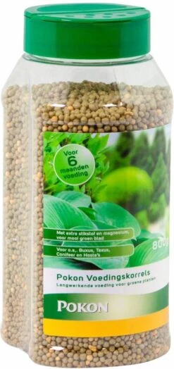 Pokon Voedingskorrels Voor Groene Planten - 800gr - 180 Dagen Voeding - Plantenvoeding -Gardena Verkoopwinkel 566x1200