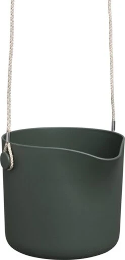 Elho B.for Swing 18 Hangpot - Bloempot Voor Binnen - Ø 18.0 X H 16.5 Cm - Groen/Blad Groen -Gardena Verkoopwinkel 579x1200