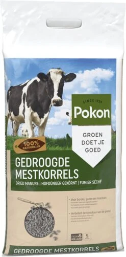 Pokon Gedroogde Mestkorrel - 5kg - Meststof - Geschikt Voor 10m2 Tot 40m2 -Gardena Verkoopwinkel 590x1200