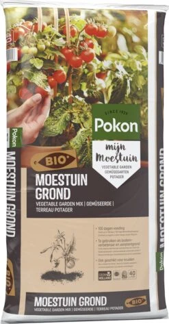 Pokon Bio Moestuingrond - 40l - Potgrond Voor Moestuinen - 100 Dagen Voeding -Gardena Verkoopwinkel 626x1200