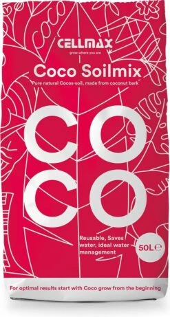 Cellmax Kokos Potgrond - Cocopeat - Stekgrond - Duurzaam - 50 Liter