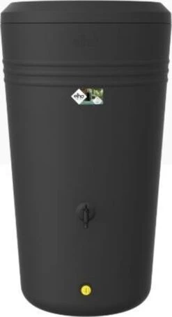 Elho Green Basics Regenton - Regenton - Living Black - Buiten - 200 Liter -Gardena Verkoopwinkel 651x1200 2