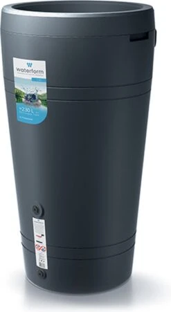 Tube - Regenton - 2-in-1 - 230 Liter - Antraciet -Gardena Verkoopwinkel 657x1200