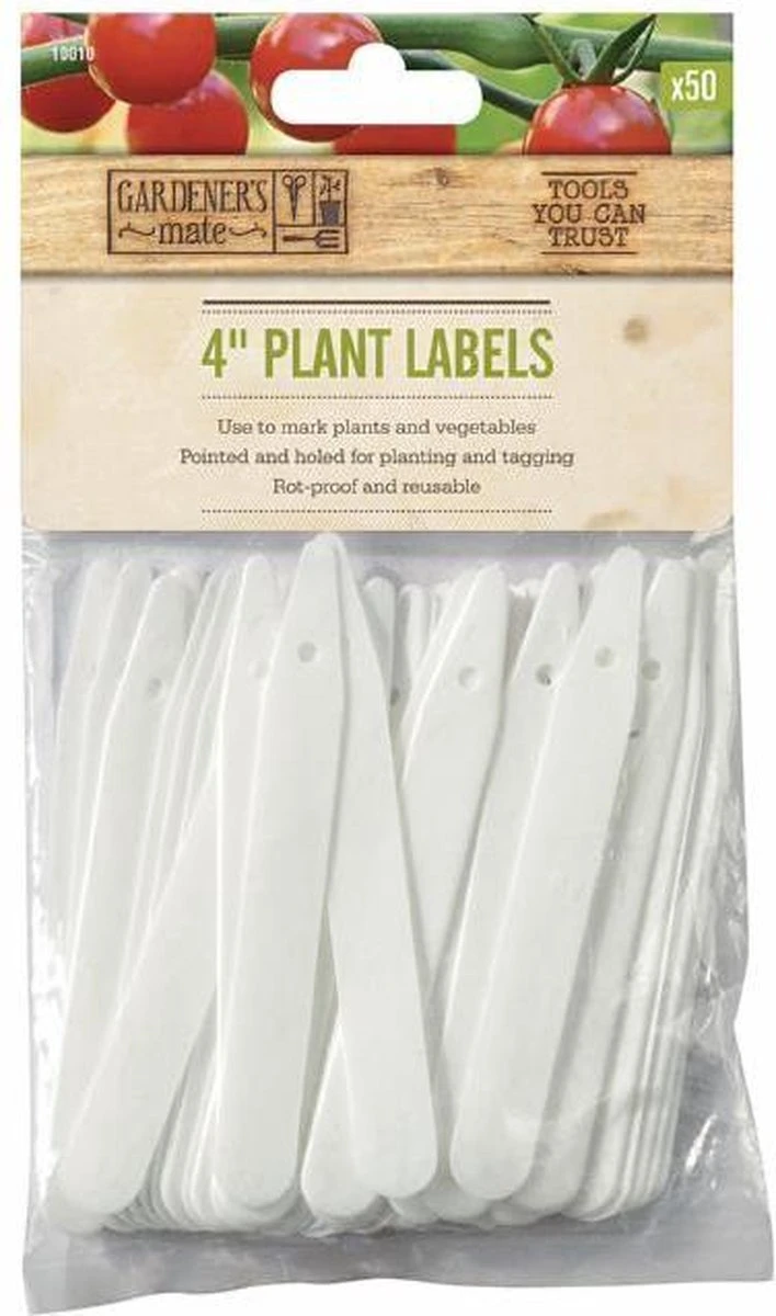 Gardeners Mate Steeketiketten 10cm - 50 Stuks 3 Gardeners Mate Steeketiketten 10cm - 50 Stuks