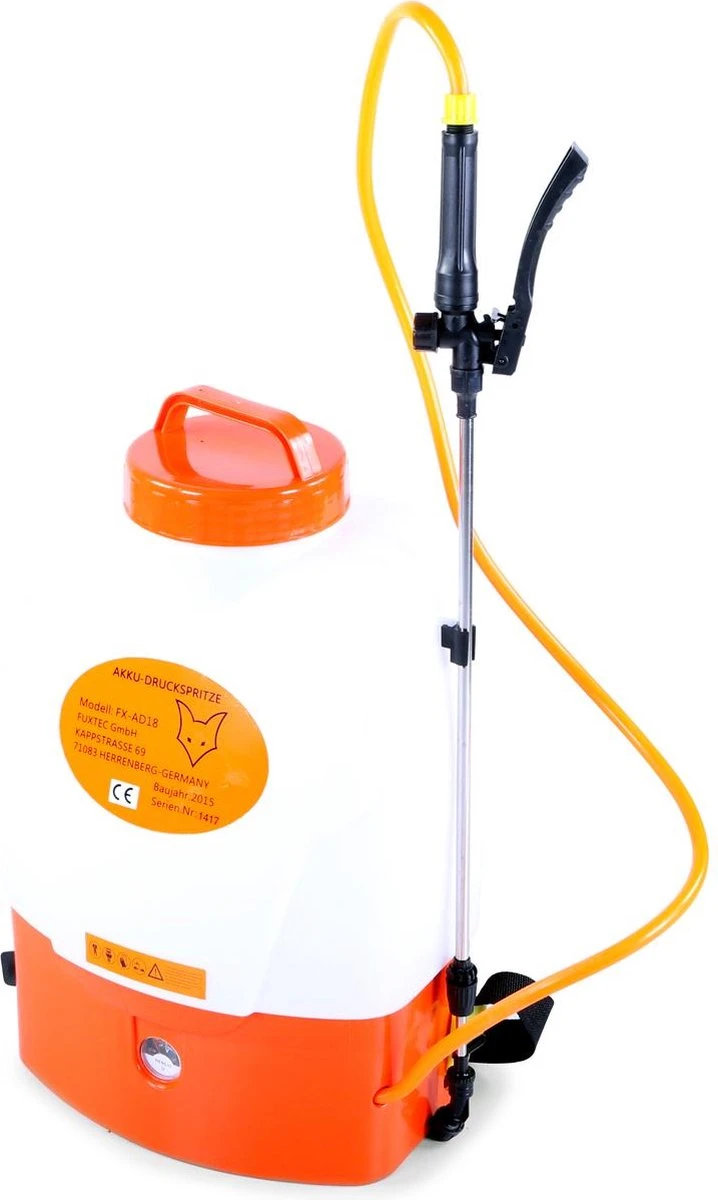 FUXTEC Drukspuit Batterij Ruggedragen FX-AD18 2 FUXTEC Drukspuit Batterij Ruggedragen FX-AD18
