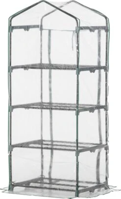 Outsunny Foliekas Met 4 Niveaus 845-228V03