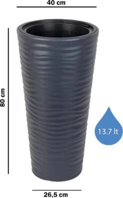 Lange Bloempot L Vaas Wit 80cm Plantenbak Voor Aan Deur Binnen Buiten -Gardena Verkoopwinkel 749x1200