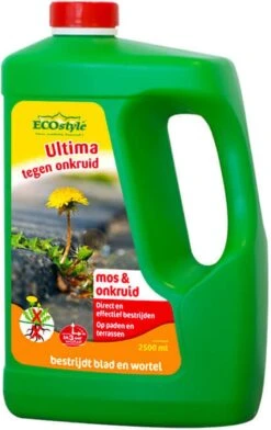 ECOstyle Ultima Onkruid & Mos Concentraat Afbreekbare Onkruidverdelger - Paden En Terrassen - Bestrijdt Het Blad En De Wortels - 1020 ML -Gardena Verkoopwinkel 757x1200 7