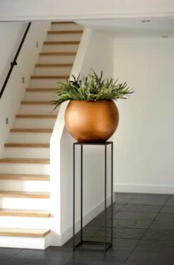 Capi Europe - Vaas Bol Retro - 30x25 - Goud - Bloempot Voor Binnen - BRTG104 15 Capi Europe - Vaas Bol Retro - 30x25 - Goud - Bloempot Voor Binnen - BRTG104 -Gardena Verkoopwinkel 788x1200