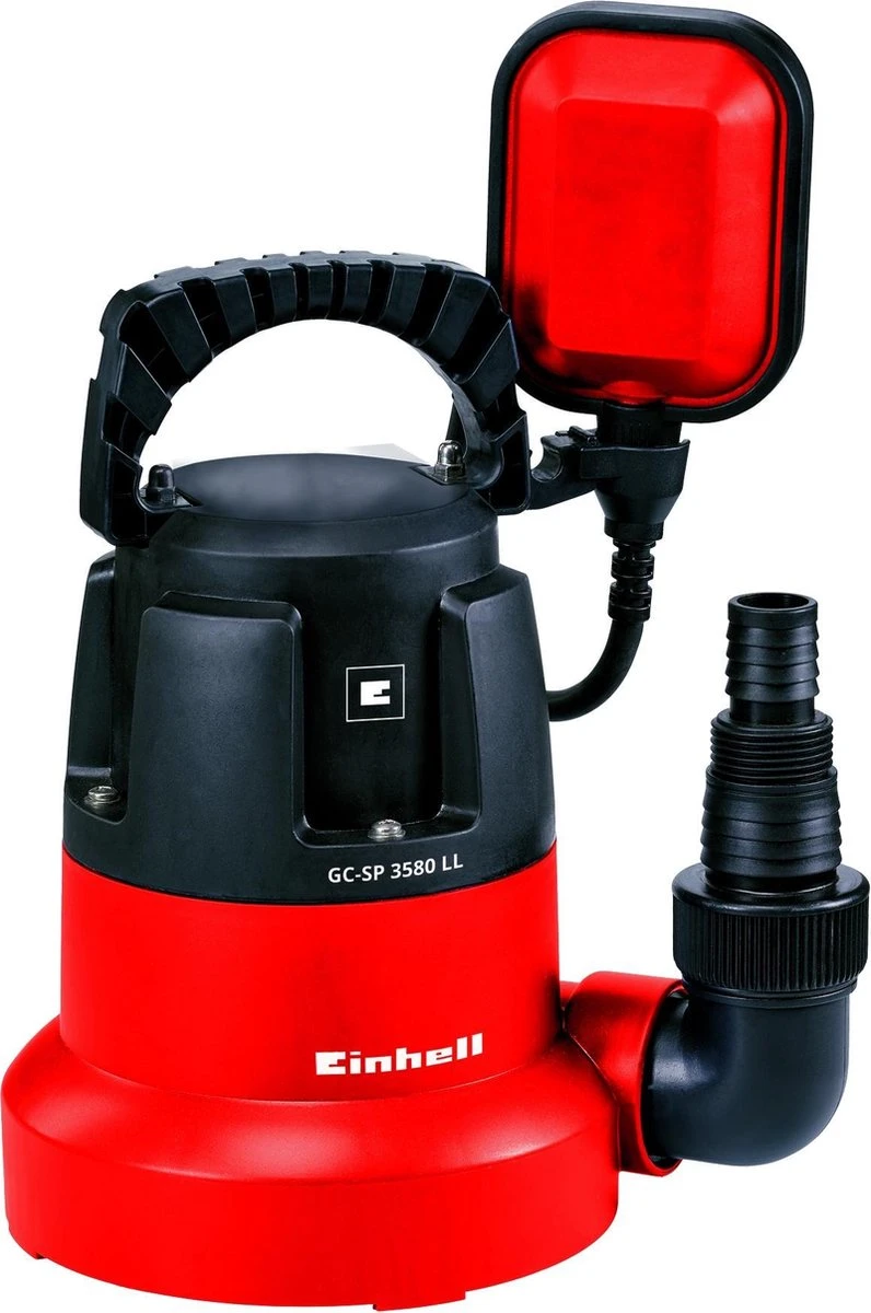Einhell Dompelpomp GC-SP 3580 LL (350 W - 8000 L/h - 1 Mm Restwater - Traploos Instelbare Vlotterschakelaar - Geïntegreerd Terugslagventiel - Draaghandvat - Kabelopwikkeling - Mechanische Afdichting) 3 Einhell Dompelpomp GC-SP 3580 LL (350 W - 8000 L/h - 1 Mm Restwater - Traploos Instelbare Vlotterschakelaar - Geïntegreerd Terugslagventiel - Draaghandvat - Kabelopwikkeling - Mechanische Afdichting)