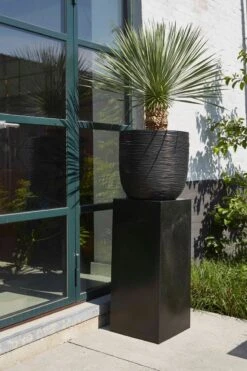 Capi Europe - Bloempot Bol Rib NL - 35x34 - Zwart - Voor Binnen En Buiten - KBLR932 -Gardena Verkoopwinkel 799x1200 41